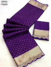 khadi georgette saree