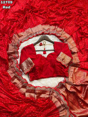 khadi georgette saree