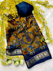 Qalamkari saree