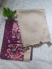 Pure tusser silk sarees