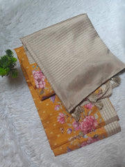 Pure tusser silk sarees