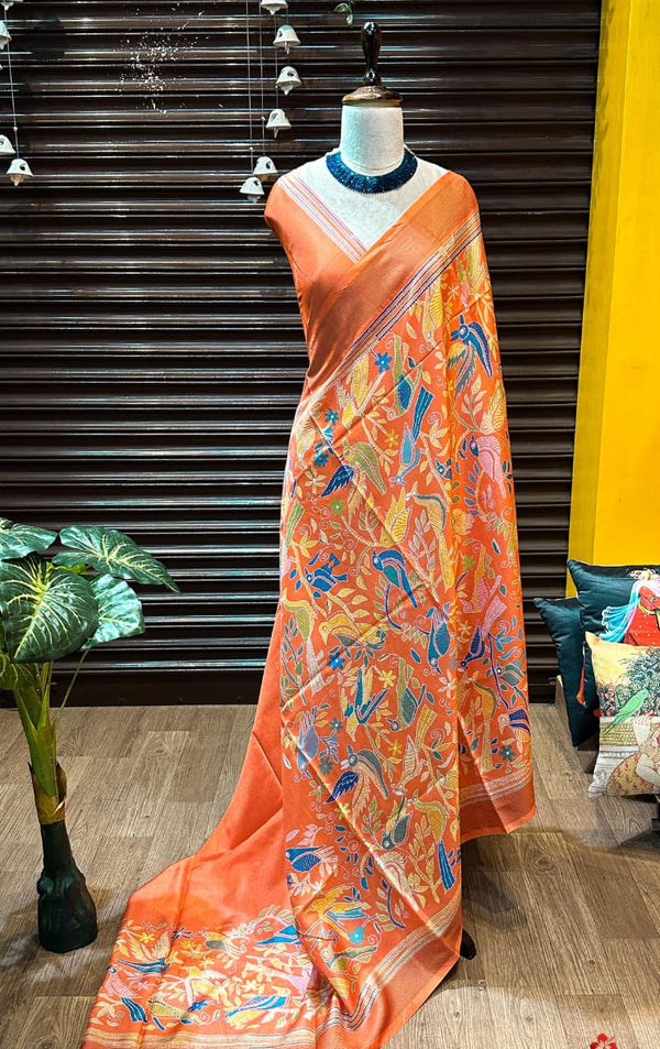Tussar blended sarees