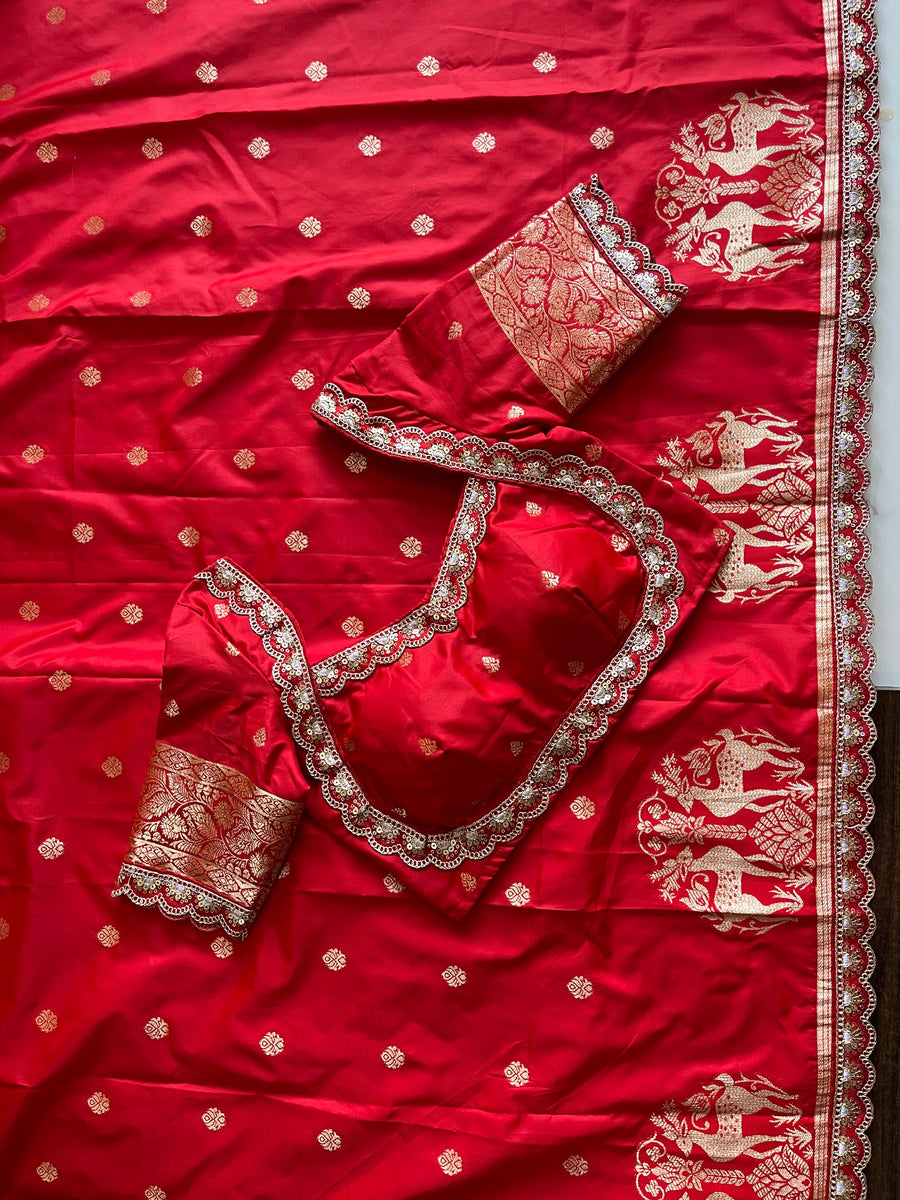 Premium Banarasi Pattu saree