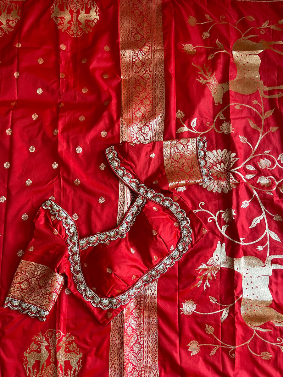 Premium Banarasi Pattu saree