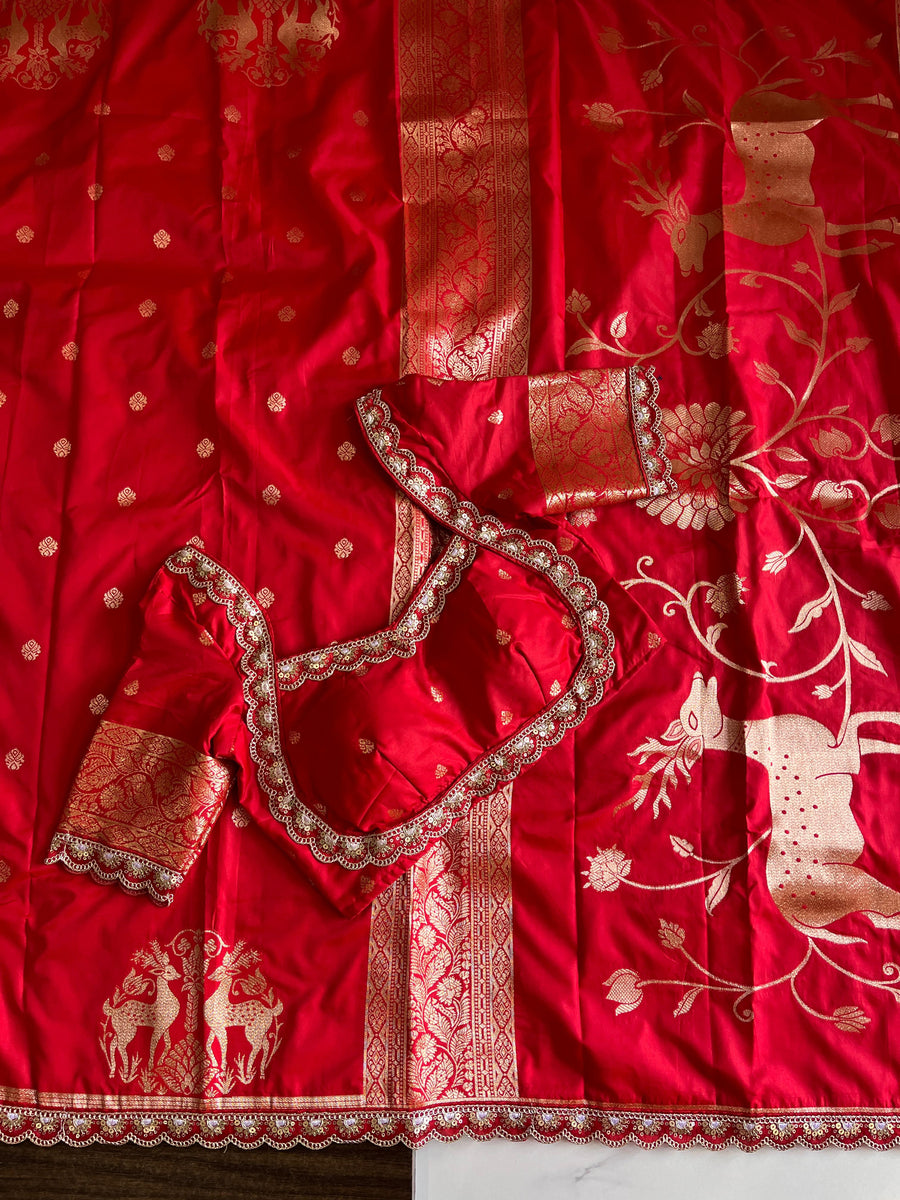 Premium Banarasi Pattu saree