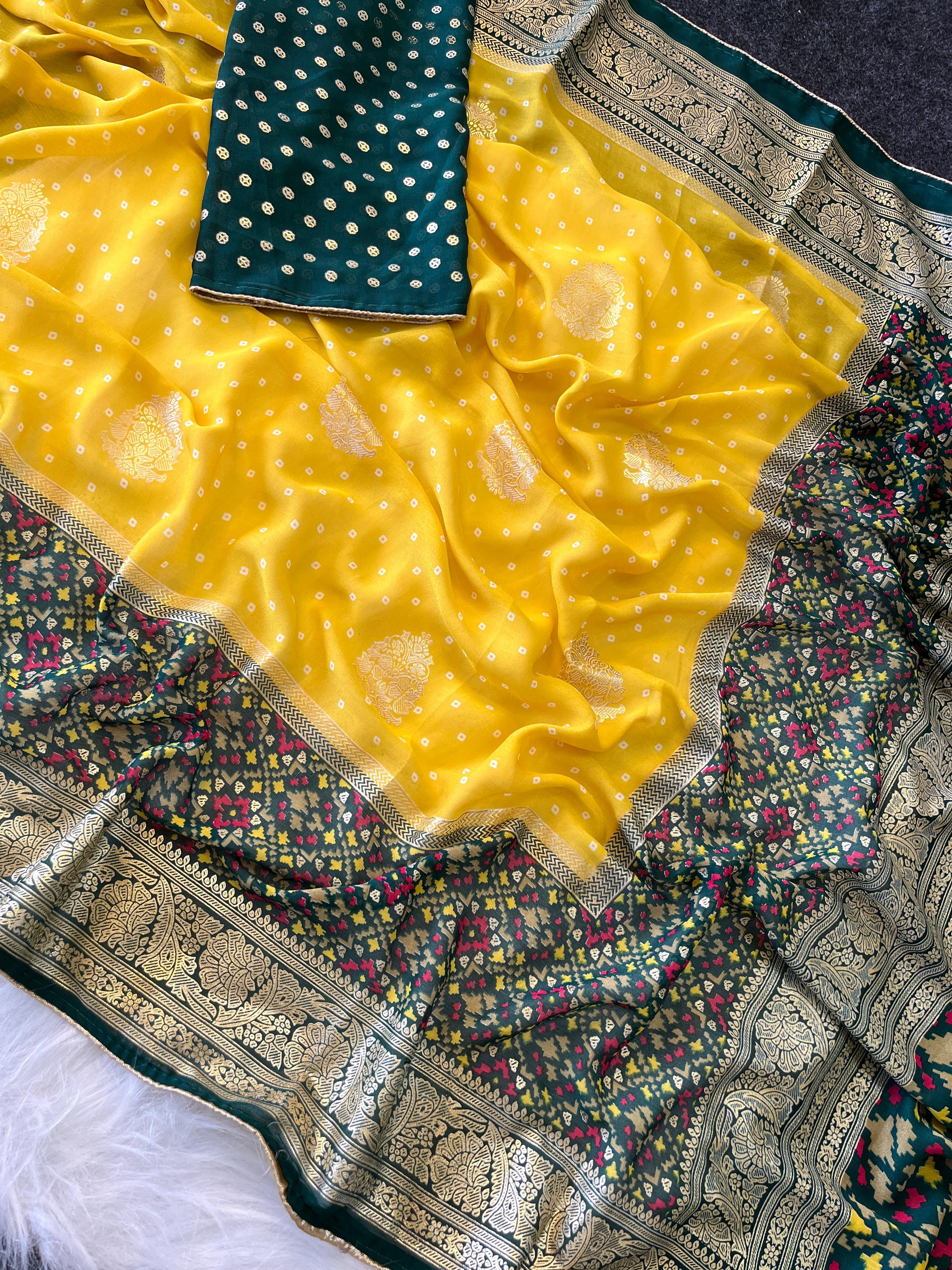 exquisite silk saree