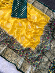 exquisite silk saree