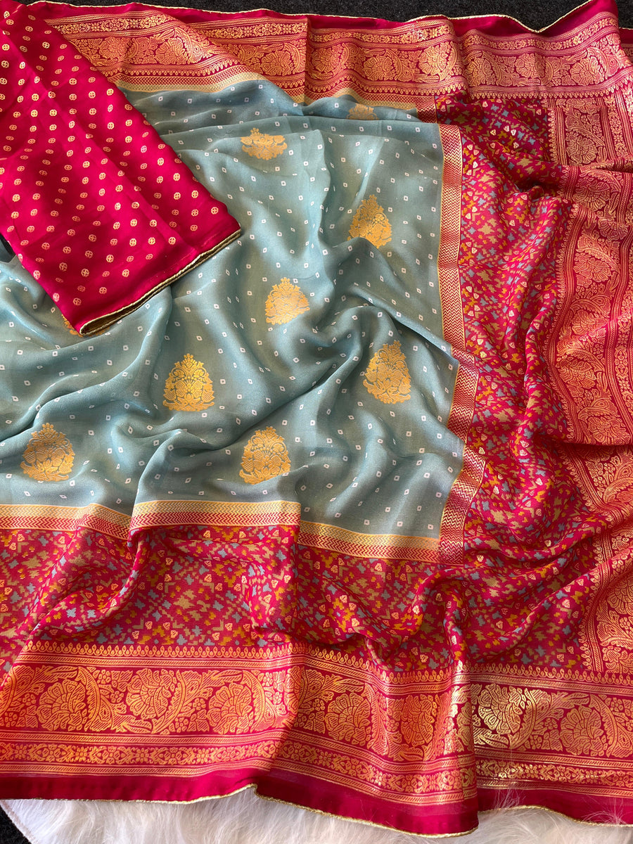 exquisite silk saree