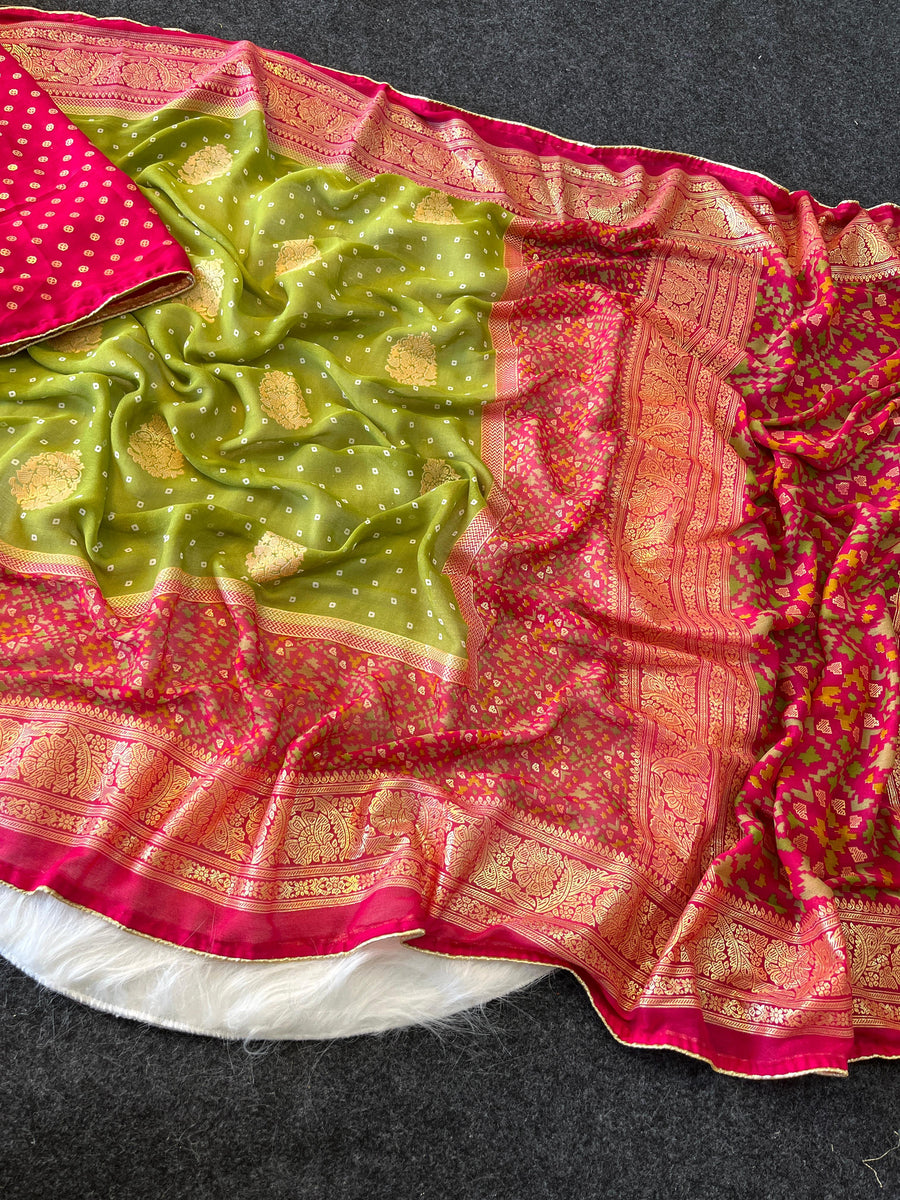 exquisite silk saree