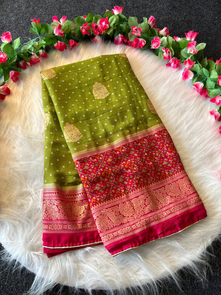 exquisite silk saree