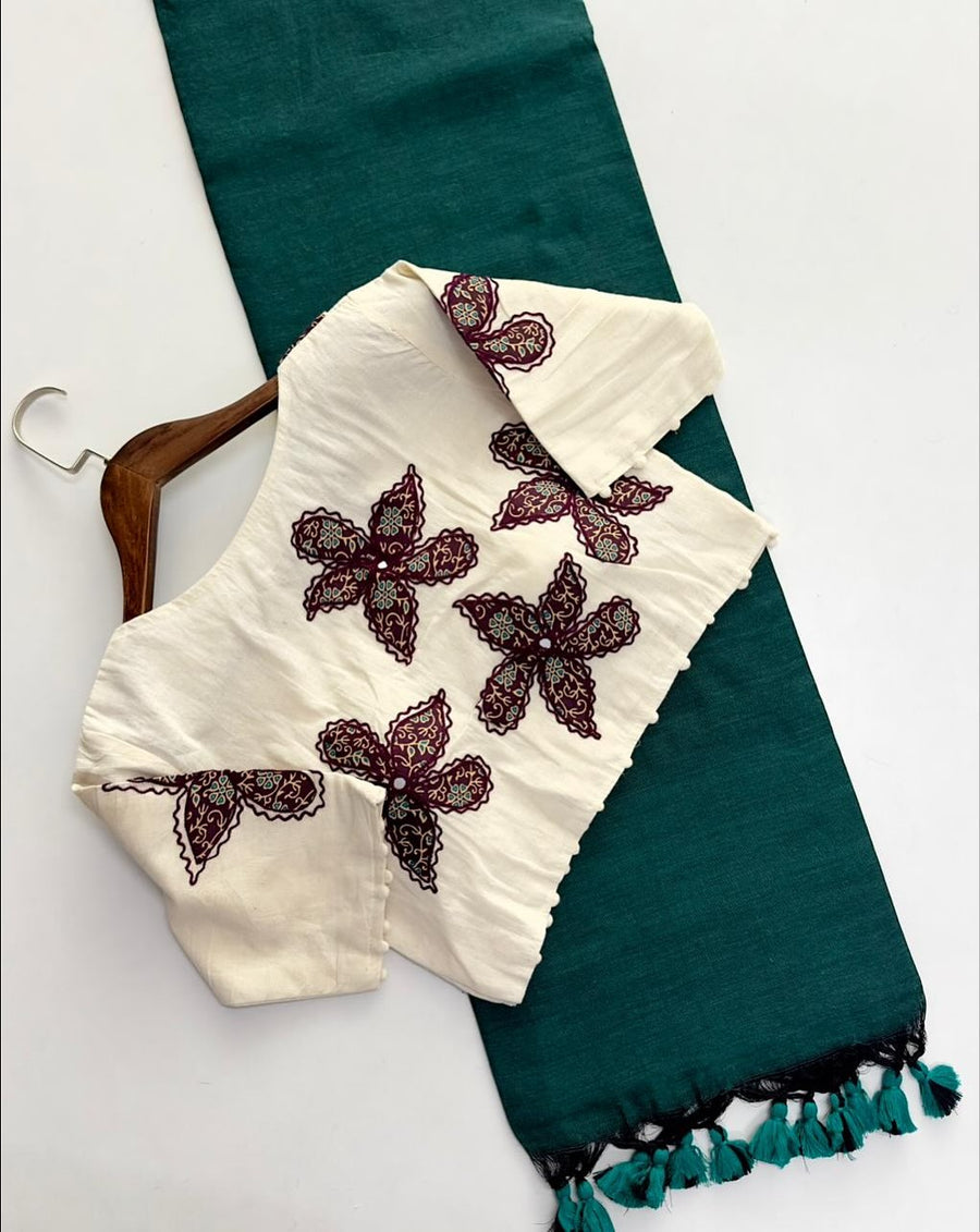 authentic khadi saree