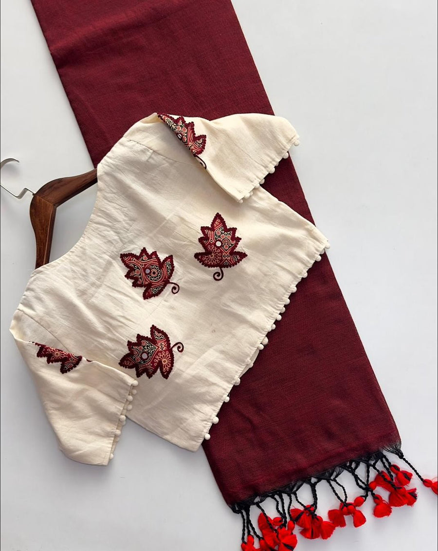 authentic khadi saree