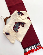 authentic khadi saree