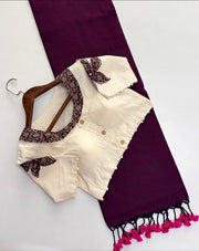 authentic khadi saree