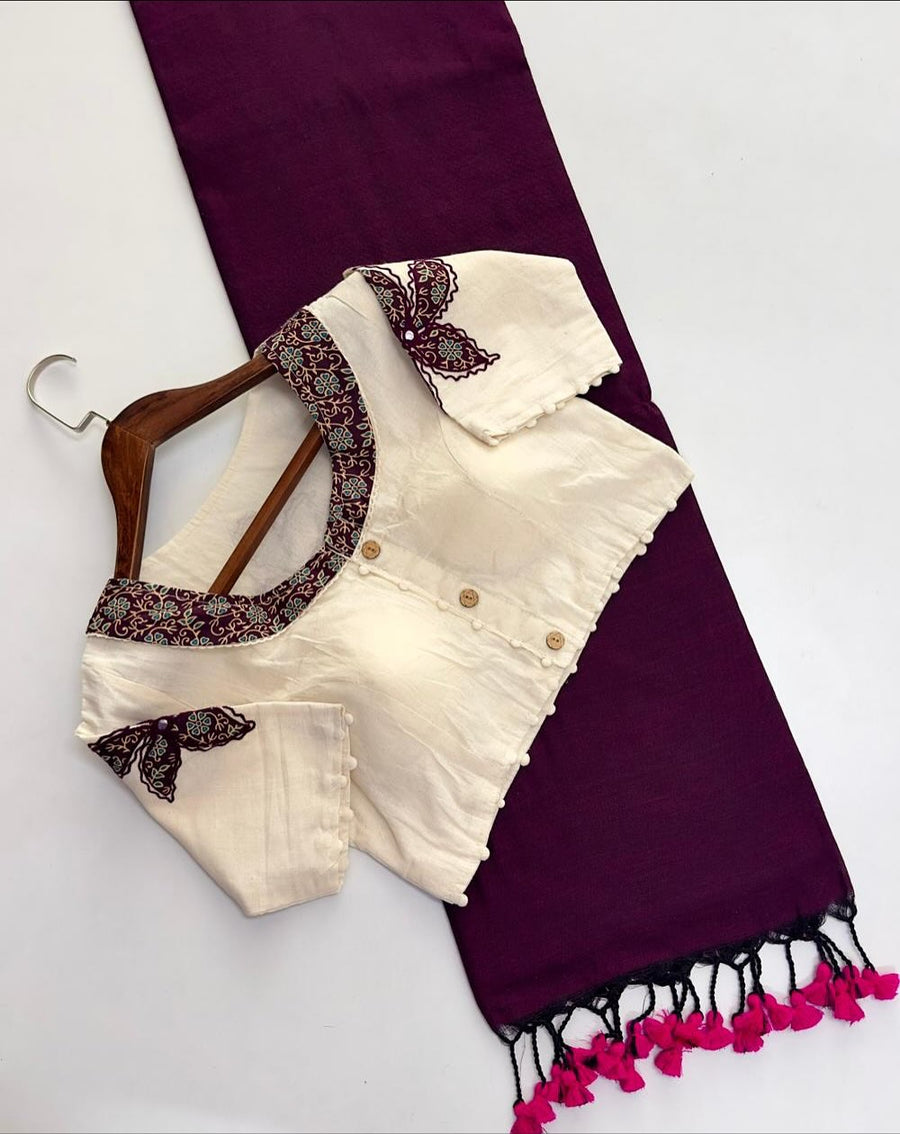 authentic khadi saree