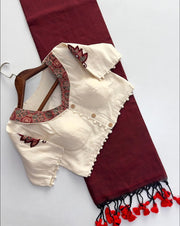 authentic khadi saree