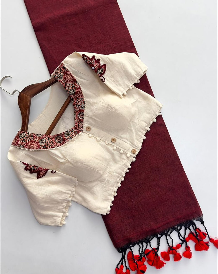 authentic khadi saree