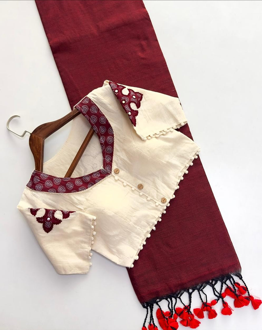 authentic khadi saree