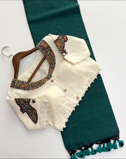 authentic khadi saree