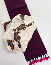 authentic khadi saree