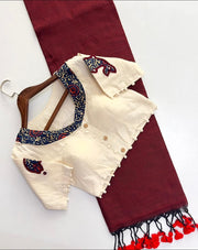 authentic khadi saree