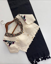 authentic khadi saree