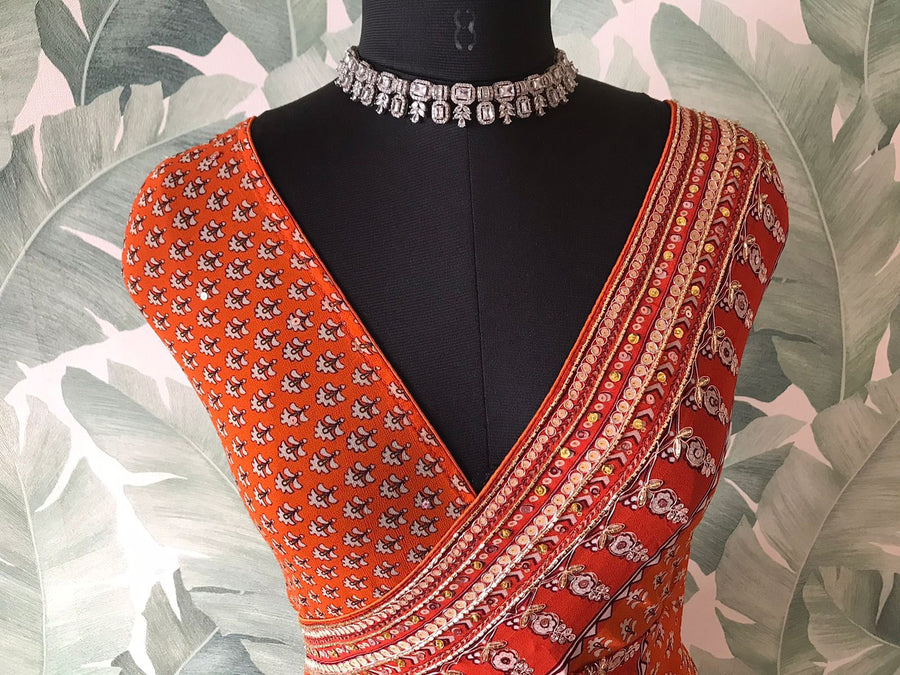 Pure Georgette Silk Saree