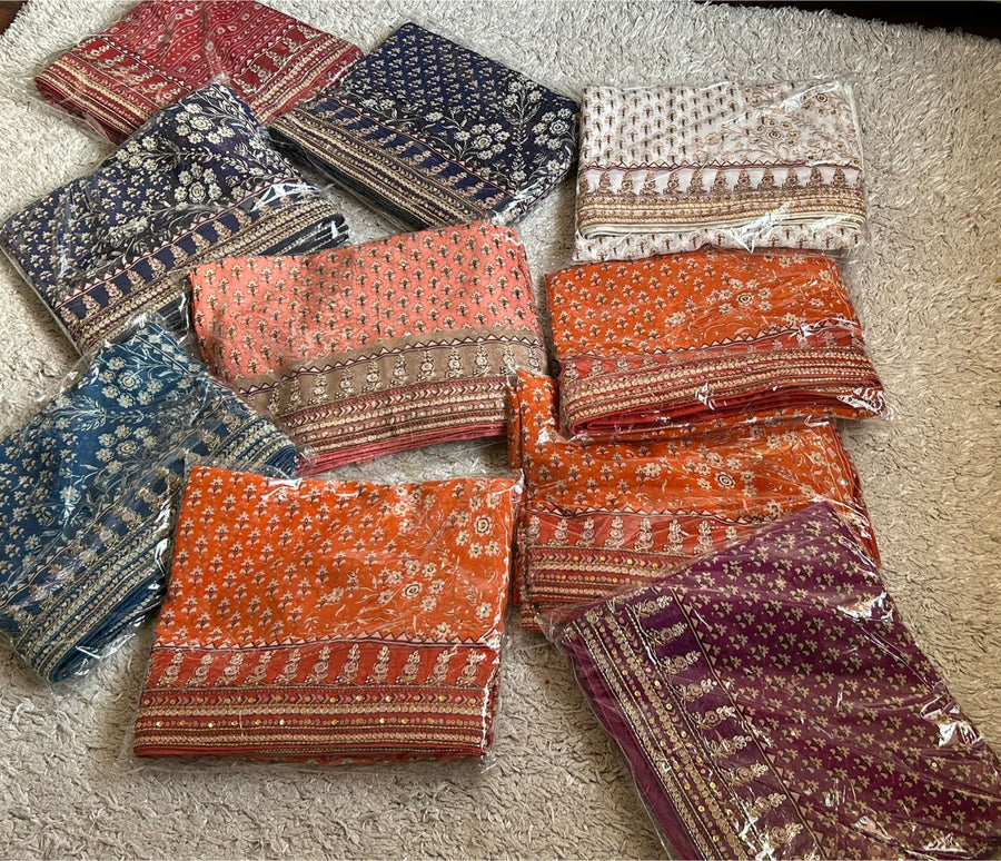 Pure Georgette Silk Saree