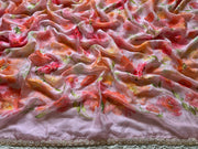 Baby Pink Premium Pure Chinnon Silk Saree