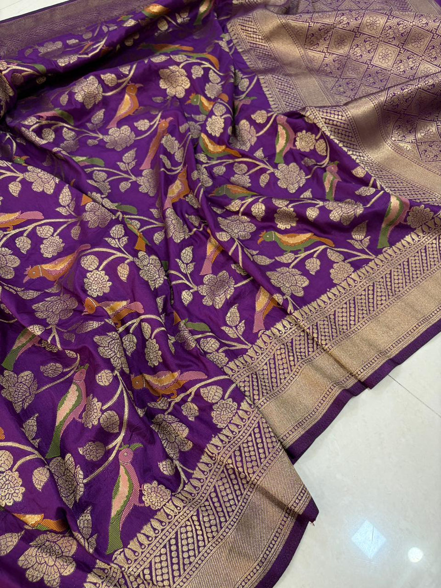 Pure Banarasi Khadi Silk Saree