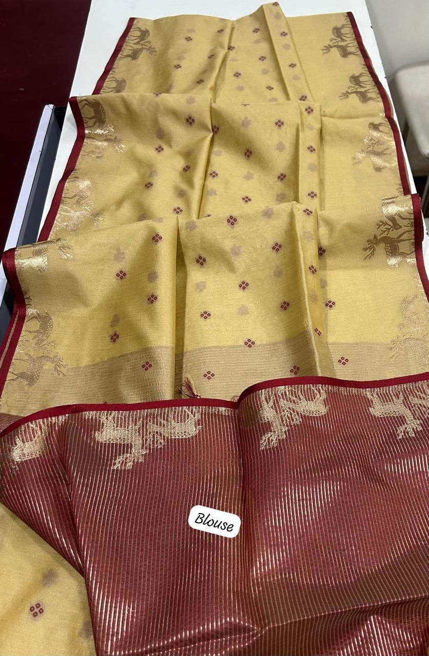 Premium Khadi Raw Silk Sare