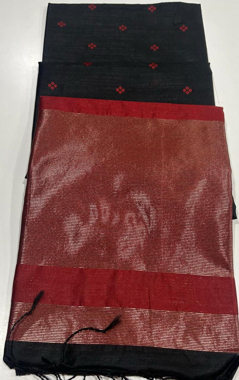 Premium Khadi Raw Silk Sare