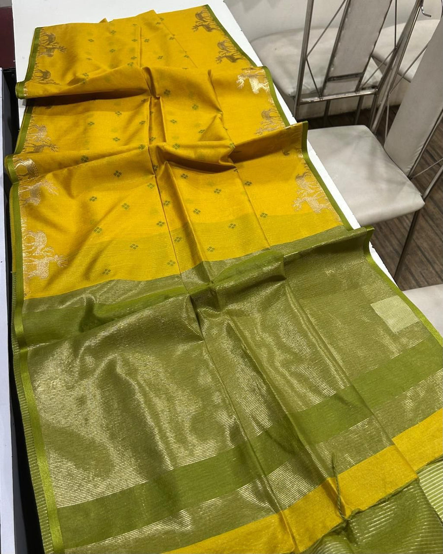 Premium Khadi Raw Silk Sare