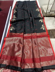 Premium Khadi Raw Silk Sare