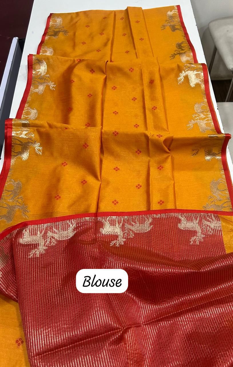 Premium Khadi Raw Silk Sare