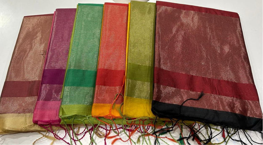 Premium Khadi Raw Silk Sare