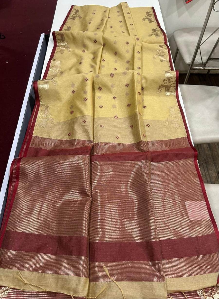 Premium Khadi Raw Silk Sare