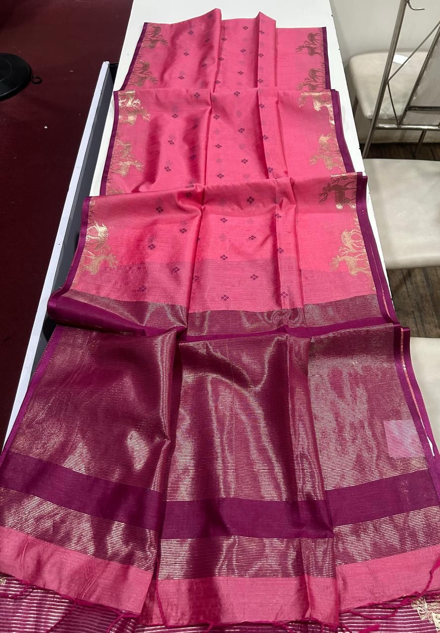 Premium Khadi Raw Silk Sare