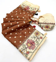 Handloom Tussar Silk Fabric