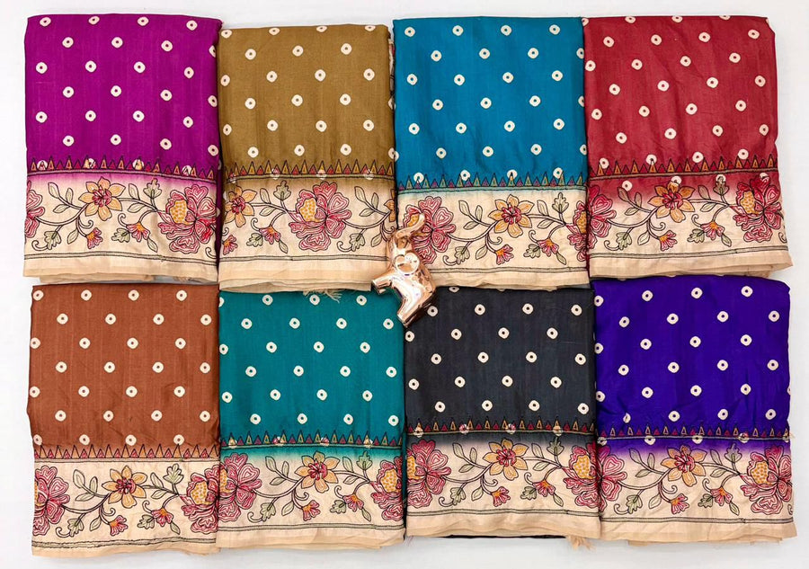 Handloom Tussar Silk Fabric