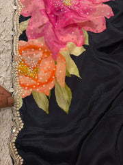 Premium Pure Crepe Silk Saree