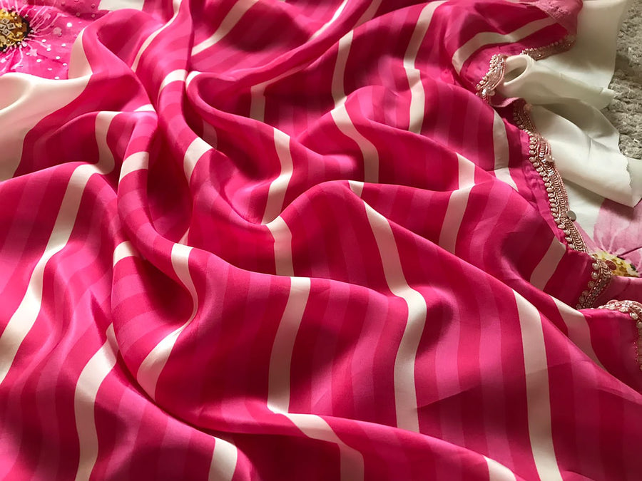 Premium Pure Crepe Silk Saree