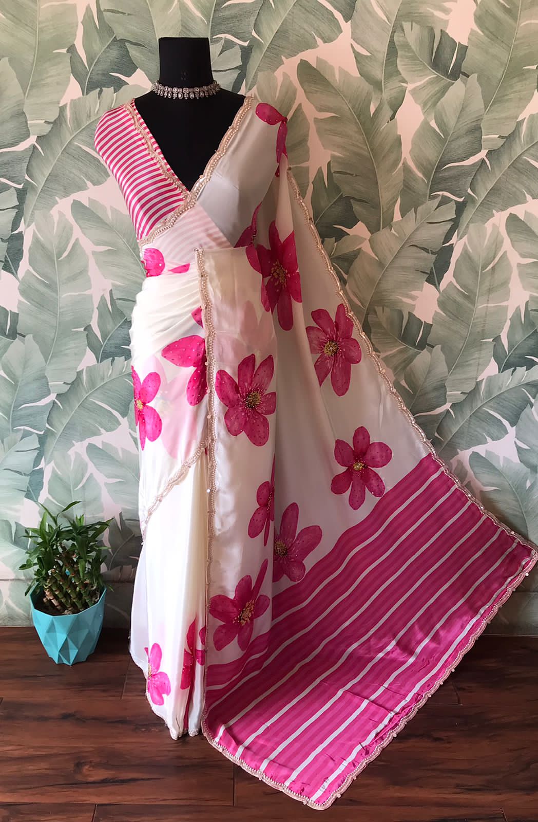 Premium Pure Crepe Silk Saree