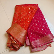 Pure Chinon Saree