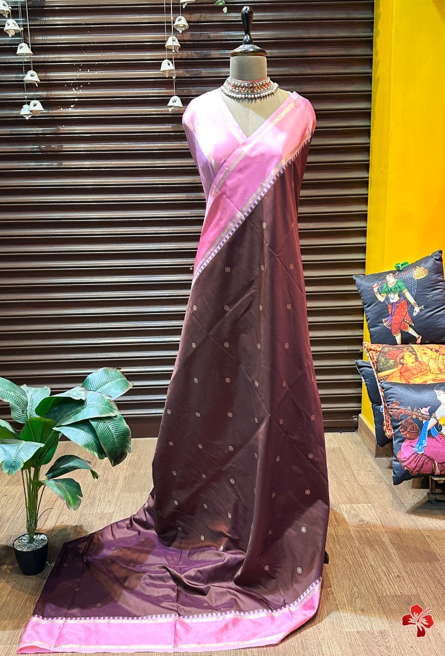 semi Kanjivaram soft silk saree