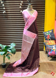 semi Kanjivaram soft silk saree