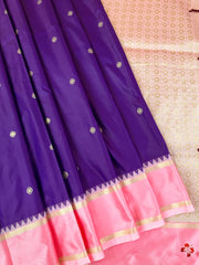 semi Kanjivaram soft silk saree