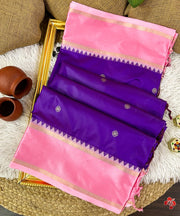 semi Kanjivaram soft silk saree