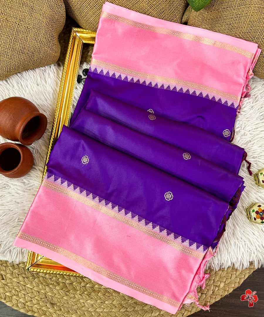 semi Kanjivaram soft silk saree