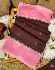 semi Kanjivaram soft silk saree